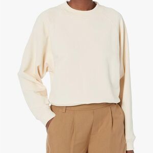 EUC Vince Puff Sleeve Raglan Pullover Cropped Sweatshirt